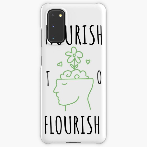 Nourish to Flourish (Black/Green) Samsung Galaxy Snap Case