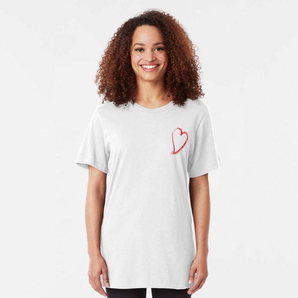 Heart Slim Fit T-Shirt