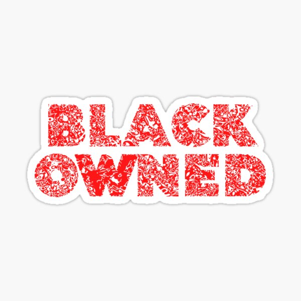 Black Owned Business Decal