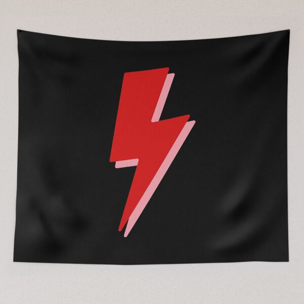Item preview, Red Lightning Bolt designed and sold by polishalpaca.