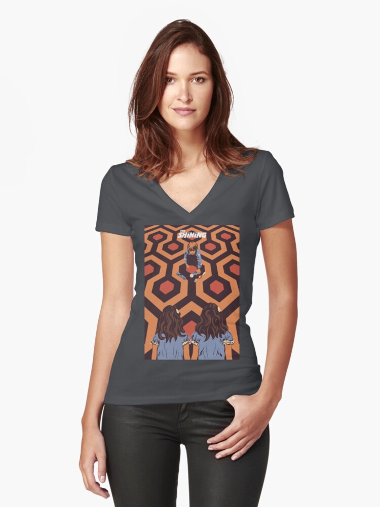 The Shining Room 237 Danny Torrance Women S Fitted V Neck T Shirt By Creative Spectator