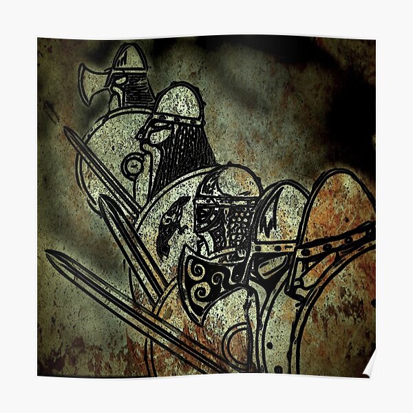 Shield wall Poster