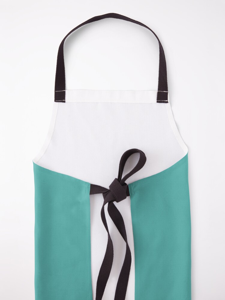 Alternate view of 1950s Atomic Age Retro Starburst in Turquoise and Black Apron
