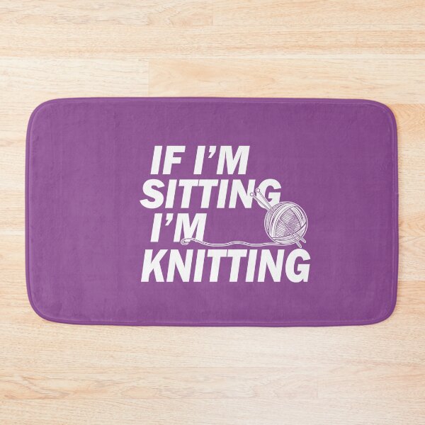 Item preview, If Im Sitting Im Knitting designed and sold by LAForrest.