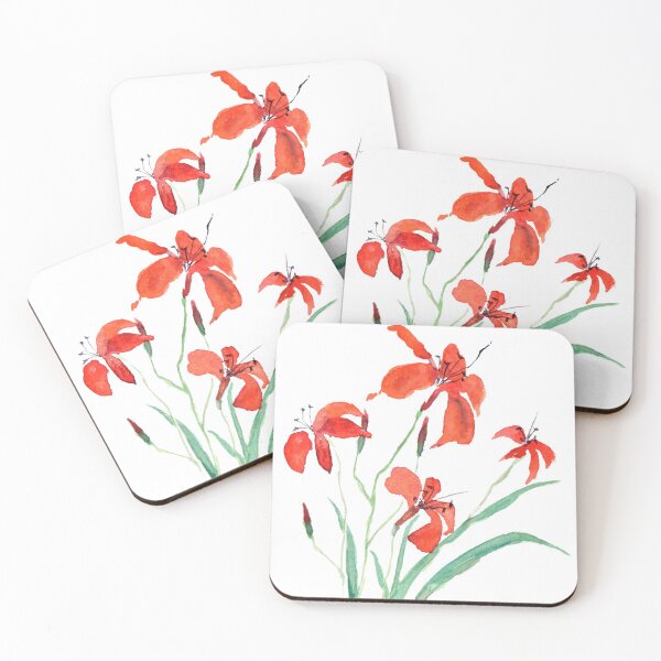 Item preview, hand painted orange day lily designed and sold by ColorandColor.