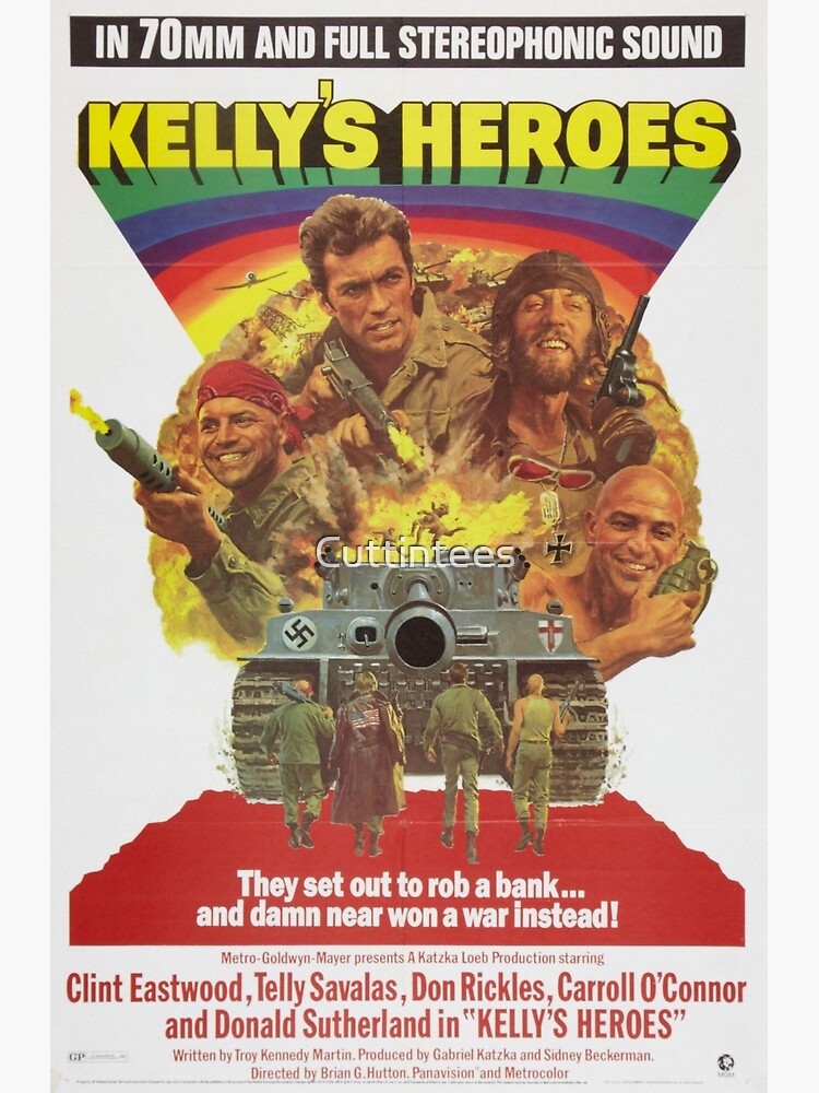 Kelly’s Heroes directed by Brian G. Hutton, 1970 by Cuttintees