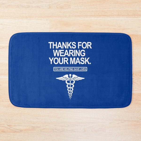 Item preview, Thanks for wearing your mask. You are helping save lives. 2.1 designed and sold by Thelittlelord.