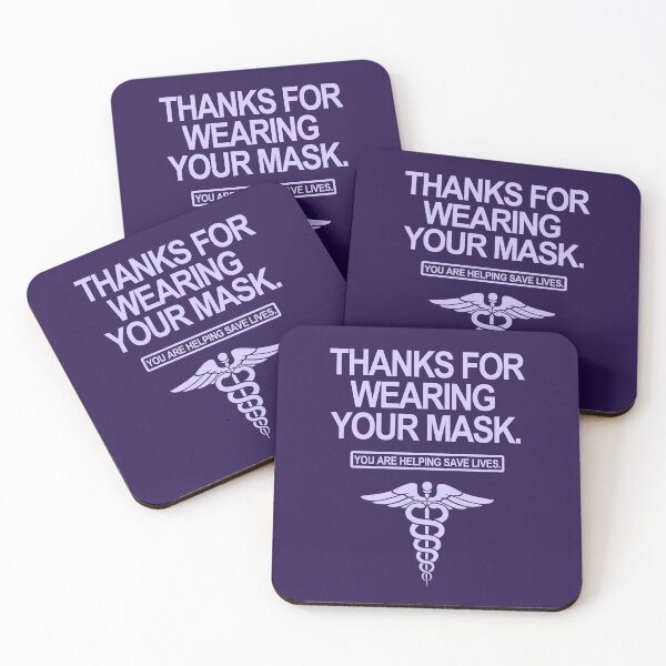 Item preview, Thanks for wearing your mask. You are helping save lives. 2.2 designed and sold by Thelittlelord.