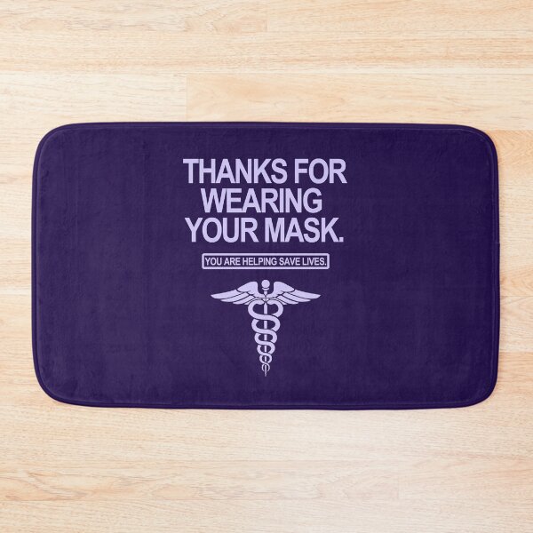 Item preview, Thanks for wearing your mask. You are helping save lives. 2.2 designed and sold by Thelittlelord.