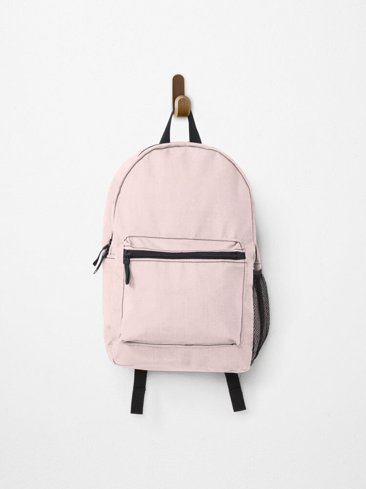 Plain pink backpack sale