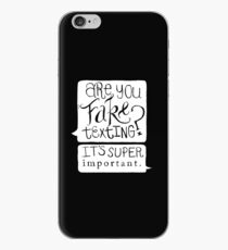 Are You Fake Texting? iPhone Case