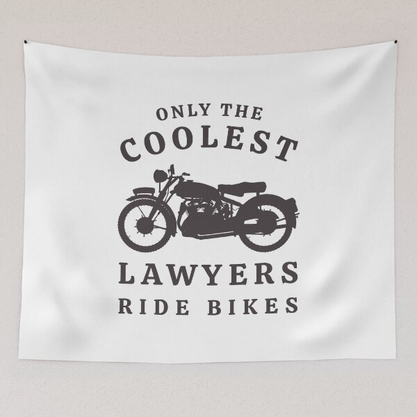 Item preview, Motorcycle Riding Lawyers Quote / Bike Art Gear, Clothing design designed and sold by CreatedByHeidi.