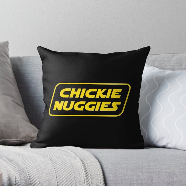 Double Value Sticker Pack - Chickie Nuggies Throw Pillow