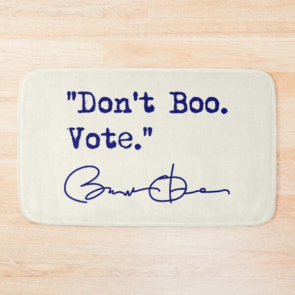 Item preview, Don't Boo Vote - Obama (dark blue) designed and sold by Thelittlelord.