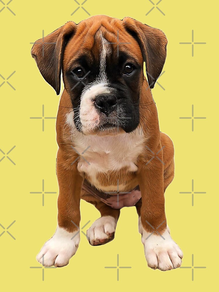 Boxer Cute Puppy Dog Kids T-Shirt for Sale by ElegantCat