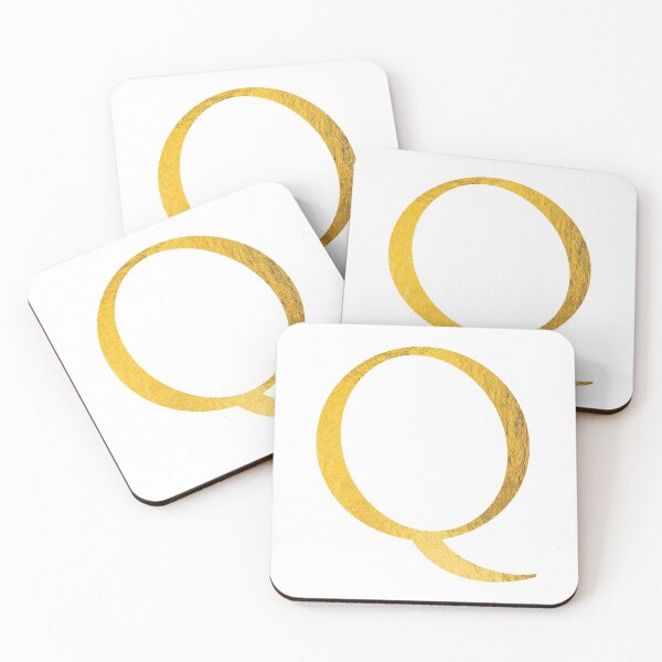Item preview, Faux Gold Foil Modern and Minimal Alphabet - Letter Q designed and sold by capt-natalie.