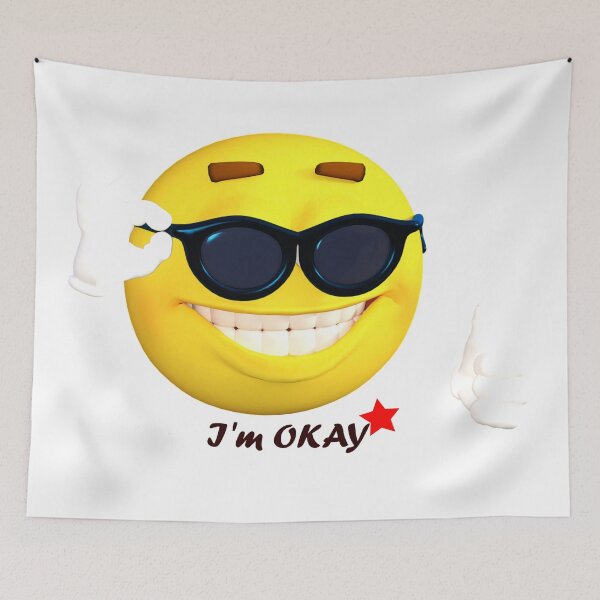 Item preview, Emojis, I'm OKAY,Happy moment designed and sold by Wis09.