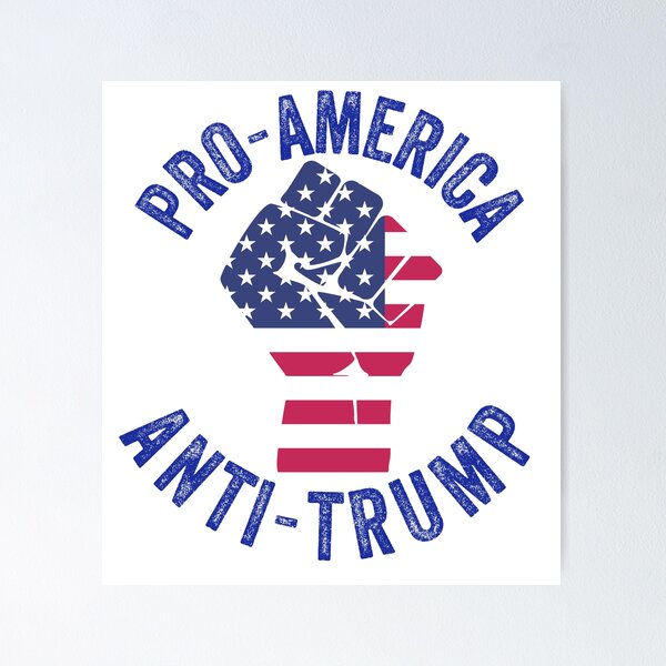 Item preview,  Pro-America Anti-Trump -USA Flag BLM Logo designed and sold by Sutra-Lotus-Co.