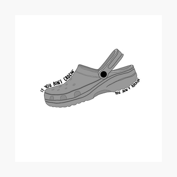 Rockin’ Croc Photographic Print