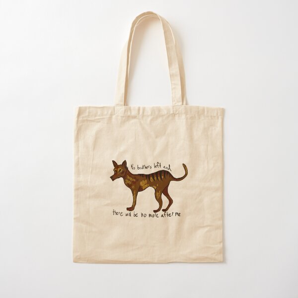 Ode to the Thylacine Cotton Tote Bag