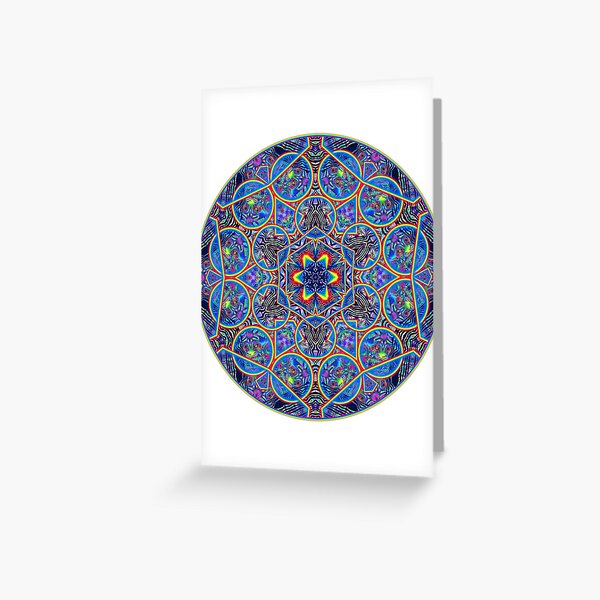 Infinite Refraction Greeting Card
