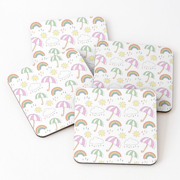 Artikelvorschau, Regenbögen und Regenschirme entworfen und verkauft von LittleBettyMakes.