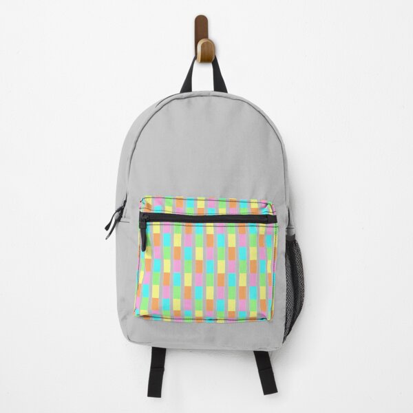 Item preview, Rainbow Pastel Neon Variety Colorful Layered Tightly Spaced Dashed Lines Undertags Broken Up Lines Split Stripes designed and sold by byemma.