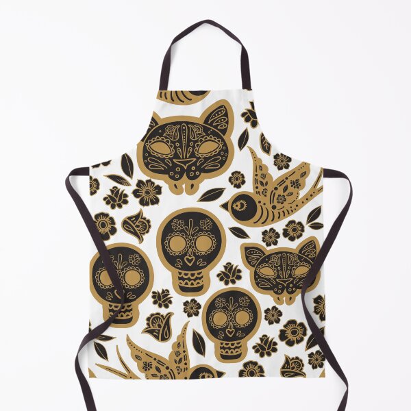 Item preview, Black and Yellow Skull Pattern designed and sold by durkstars.