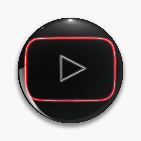 Youtube Play Pins And Buttons Redbubble