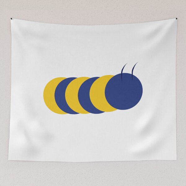 Item preview, Caterpillar Blue and Yellow designed and sold by ErinLP.
