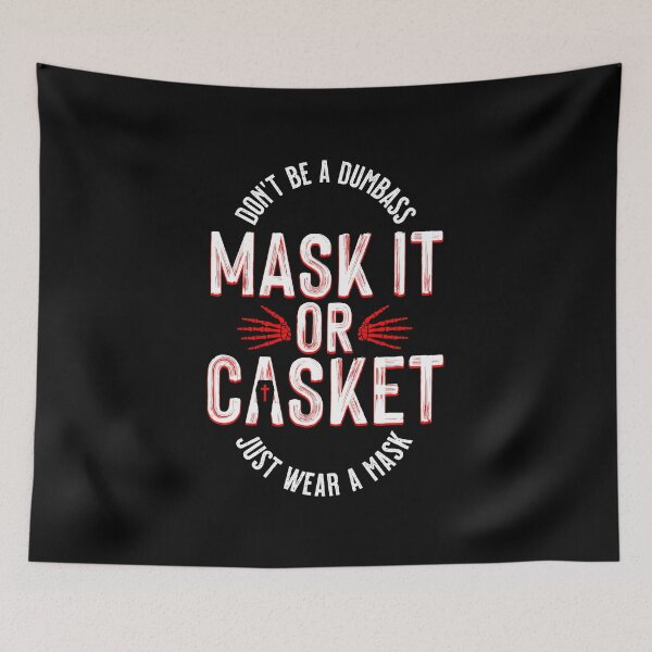 Item preview, Mask It Or Casket designed and sold by mannypdesign.