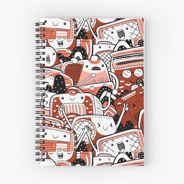 Item preview, Cute Doodle Art of old Radios and Music Players   designed and sold by fahim96.