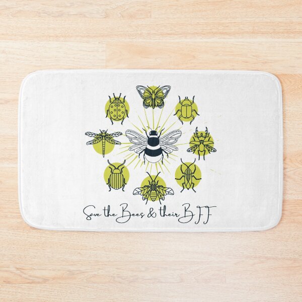 Item preview, Save the Bees and their BFF designed and sold by AmazingEcraft.