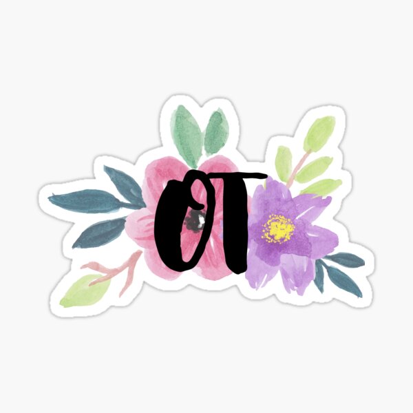 Item preview, Floral Occupational Therapist designed and sold by annxva.