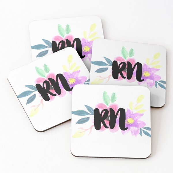 Item preview, Floral Registered Nurse designed and sold by annxva.