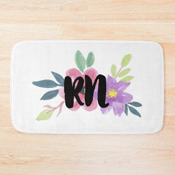 Item preview, Floral Registered Nurse designed and sold by annxva.