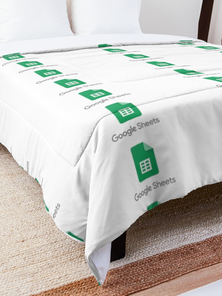 "google sheets" Comforter by ellaables Redbubble