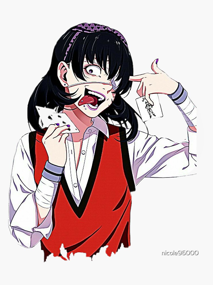 "Kakegurui Midari sticker" Sticker by nicole96000 Redbubble