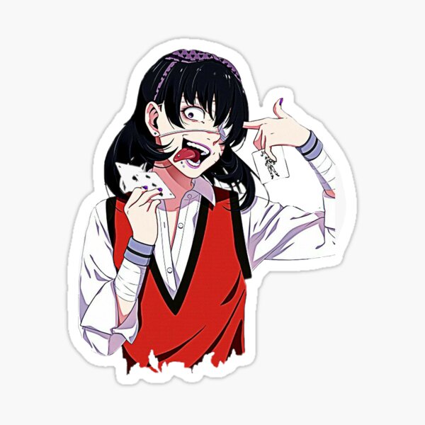 Kakegurui Anime Sticker - Kakegurui Anime Manga - Discover & Share GIFs