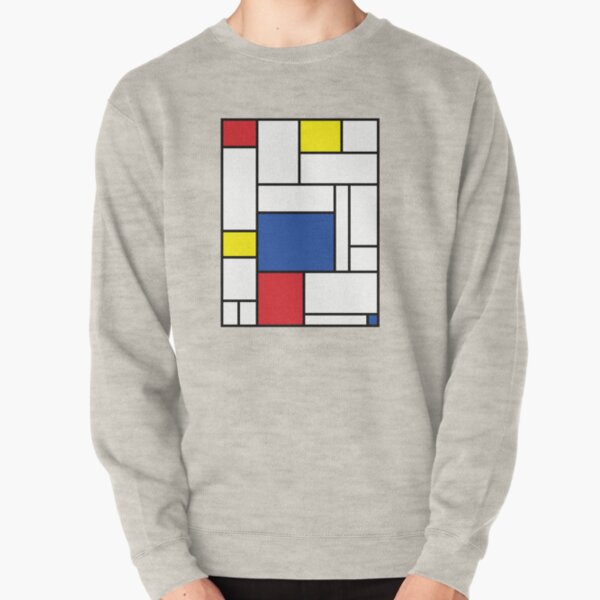 Mondrian Minimalist De Stijl Modern Art II © fatfatin Pullover Sweatshirt