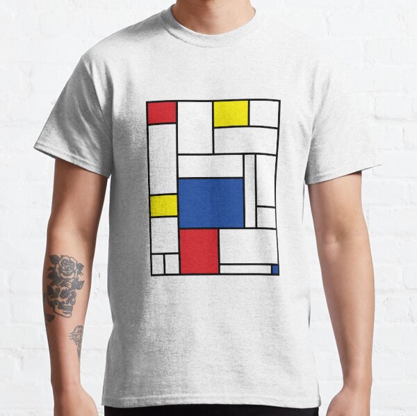 Vista previa del artículo con la obra «Mondrian Minimalista De Stijl Arte Moderno II © fatfatin», diseñado y vendido por fatfatin.