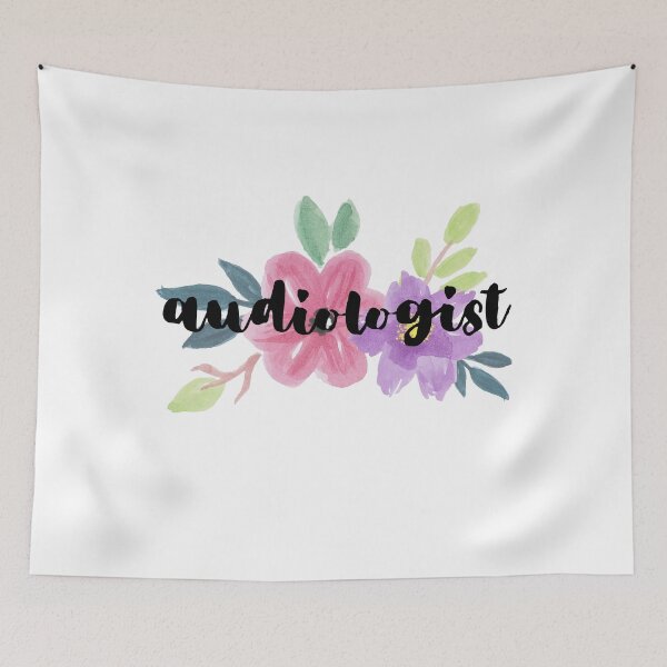 Item preview, Floral Audiologist designed and sold by annxva.