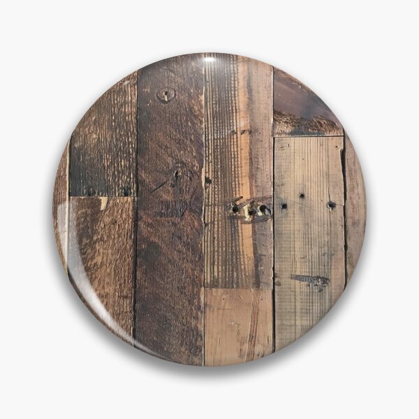 Aperçu de l'œuvre ferme primitive pays occidental hickory bois de grange brun créée et vendue par LEILA ART SPACE.