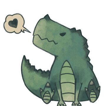 Kawaii Angry Dinosaur