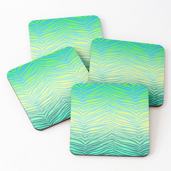 Item preview, NeoRetro Tiger Stripe Lemon Lime designed and sold by KORAX1978.