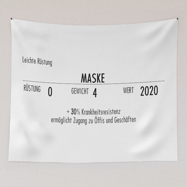 Item preview, Funny meme mask - German designed and sold by Mi-Kalmia.