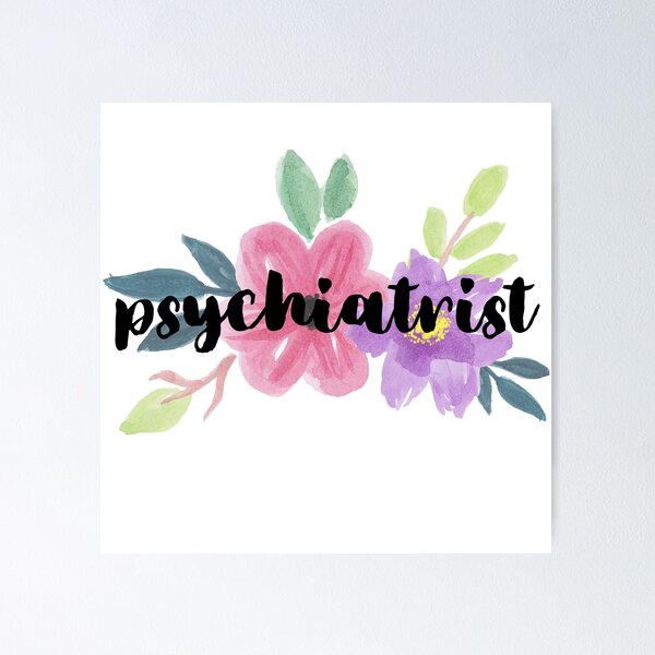 Item preview, Floral Psychiatrist designed and sold by annxva.