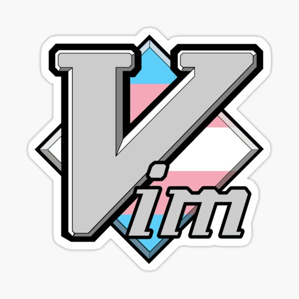 Item preview, Trans Pride Vim Logo designed and sold by QuietMisdreavus's pride logos and silly stuff.