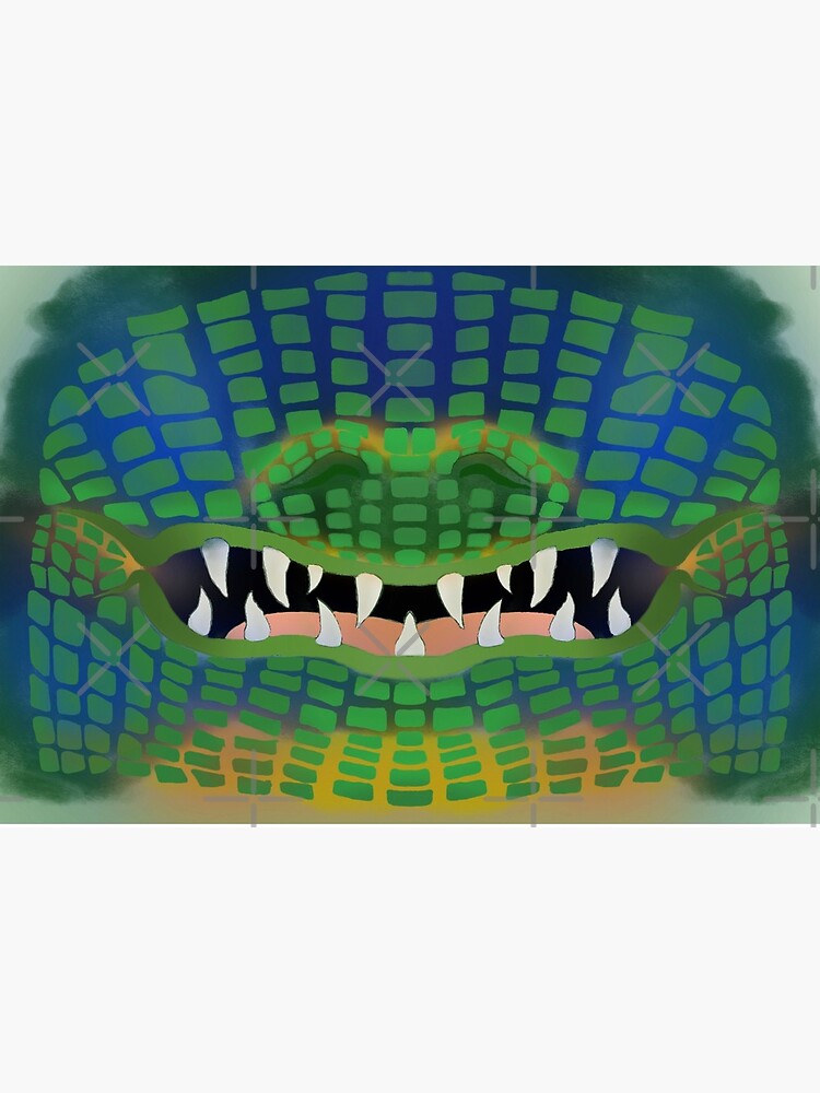 "Gator Mouth Face Mask" Mask for Sale by francidesign Redbubble