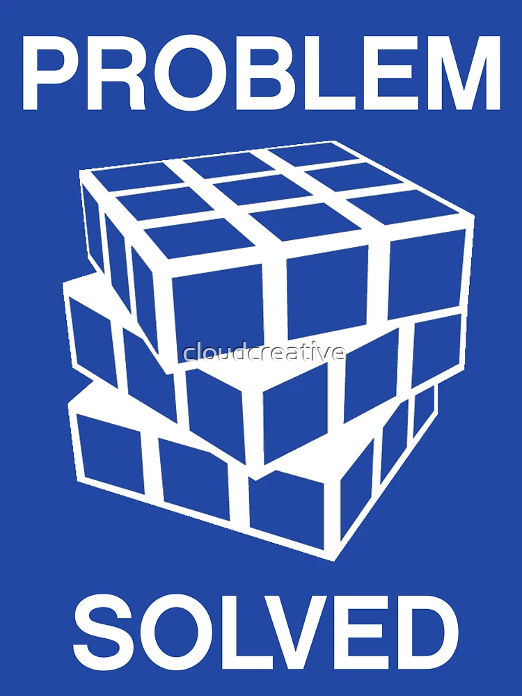 Thumbnail 6 of 6, Zipped Hoodie, Problem Solved designed and sold by cloudcreative.